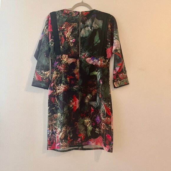 Ted Baker London Floral Nicolle Printed Tunic Dress Sz - Picture 5 of 5